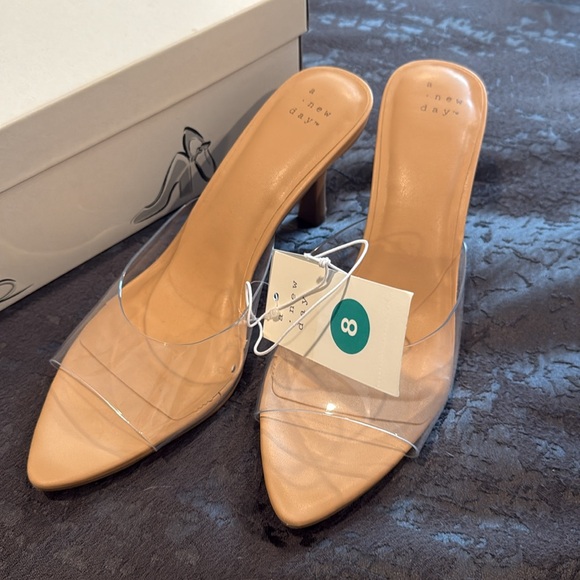 A New Day Clear Lupita Heels - Picture 2 of 5